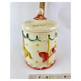 American bisque company carousel, cookie jar,