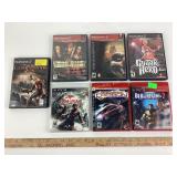 Various PS2 and PS3 games x7. Untested.