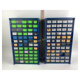 Two 60 drawer cases containing assorted watch