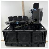 RCA dvd and surround sound speakers and