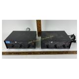 2 Precision electronic model PST1 515 amplifier.