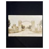 1912 RP postcard Oak Lawn Cemetary Ossian Indiana