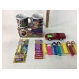 Pez dispensers and candy - including SpongeBob,