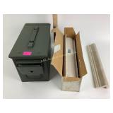 Ammo box. 100 cartridges .50 cal.  link M9, 4 ï¿½