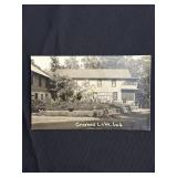 Old RP postcard Crooked Lake Indiana Sheets Hotel