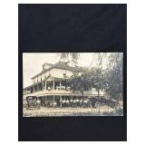 Antique RP Postcard Barbee Lake Indiana Hotel