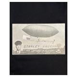 Antique postcard Stanley Vaughn and his Strobel