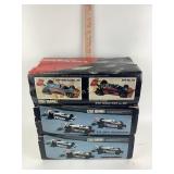 Ezra Brooks Indycars Decanters x3. From the 1983