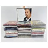 More than two dozen CDs, mostly soul, love songs