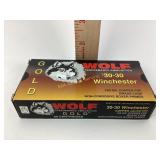 Gold wolf performance ammunition 30ï¿½30 Winchester