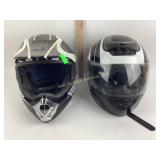 Raptor full face helmet black / silver size