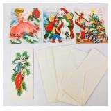 Old Christmas cards never used.