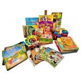 Several Little Golden Books and Tag Junior Books.