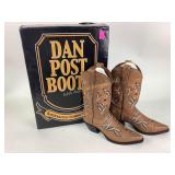 Dan post cowboy boots handcrafted cushion comfort