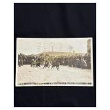 1923 RP postcard American Dog Derby Ashton Idaho