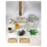 Agate slag glass flowered planner.ammonite