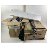 4D decorative panels 30cm x 30cm, 24in towel bar