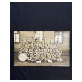 Antique RP Postcard Wanatah Indiana Band 1910 -