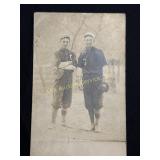 Antique RP postcard baseball players early 1900s