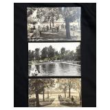 (3) 1940s-1950s Lake James Indiana RP postcards