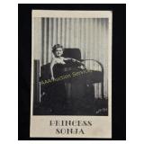 Postcard Princess Sonja vaudeville circus freak