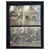 (2) RP Postcards Tippecanoe Lake Indiana Stony