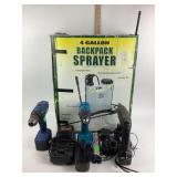 Craftsman, Delta and MIT cordless drills. All