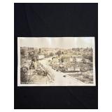 Antique RP postcard Auburn Indiana - has light