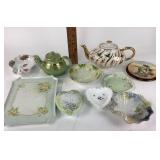 Prussia Royal Rolstadt china dish, flower design.