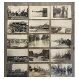 (15) antique RP postcards depicting the Peru