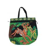 1970s Beaded Deer Tote Bag