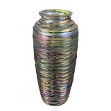 Loetz Art Nouveau Threaded Iridescent Glass Vase