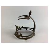 Austrian Art Nouveau Bronze Bowl Stand