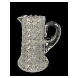 American Brilliant Period Cut Glass Pitcher