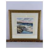 Donald Allen Mosher Watercolor Seascape