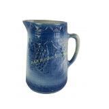 North Star Blue Grape Cluster Stoneware Pitcher