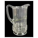 Victorian EAPG U.S. Glass Coin Water Pitcher