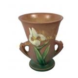 Roseville Pottery Pink Iris Vase 914-4