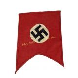 WWII German Small Dovetail Pennant