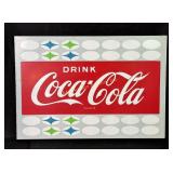 Vintage 33x23 Metal Coca-Cola Sign