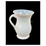 Early American Opaque Blown Glass Mug Sandwich