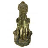 Victorian Brass Hand Letter Clip