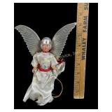 Antique Composition Angel Christmas Tree Topper