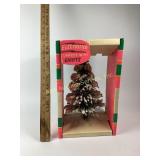 Vintage Christmas St. Nick Tree Electrified