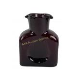 Blenko Ruby Glass Vase Original Foil Label