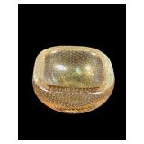 Mid Century Murano Art Glass Bowl Bullicante