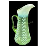 Northwood Vaseline Green Uranium Opalescent Drape