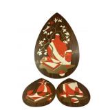 Mid Century Illinois Moulding Co. Wall Plaques