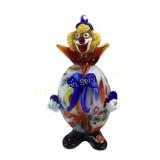 Murano Art Glass Clown Figurine w/Original Label