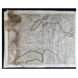 1662 Map of Western Switzerland Willem Blaeu